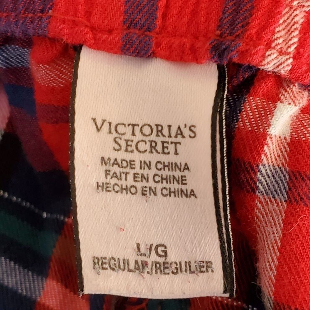 VICTORIA'S Secret plaid pajama size large‎ - Picture 10 of 11
